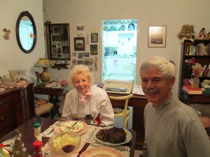 Dinner at my Aunt's home