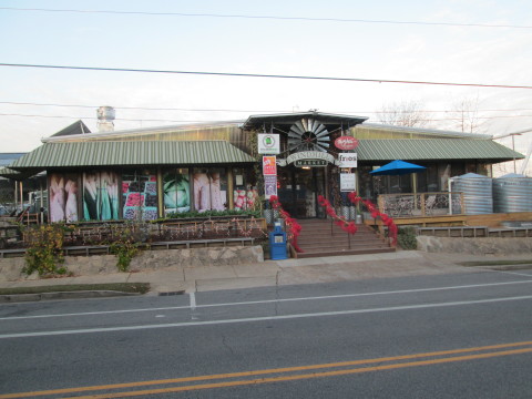 The Windmill in Fairhope where Sweet Olives resides with two other restaurants.